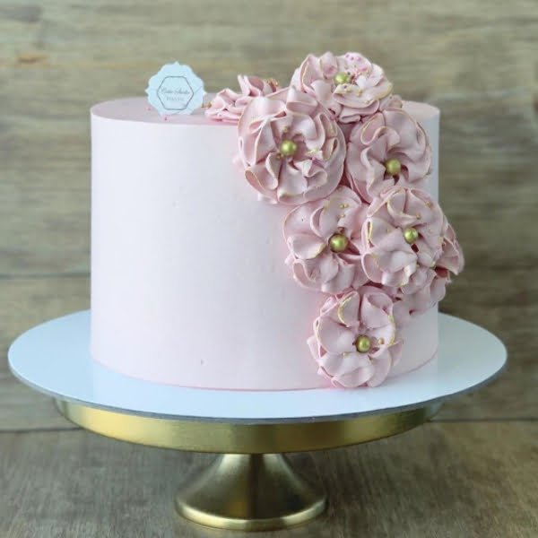 Sugar Flowers Cake
